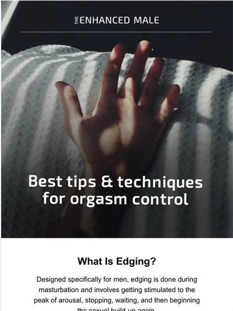 edging nnn|How to masturbate for hours: a guide to edging .